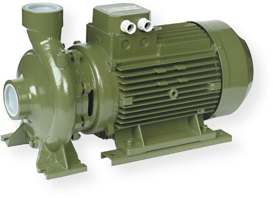Saer 11581019 Model 6BP 9/150 Single Stage Electric Centrifugal, 60 HZ, 4 HP, 3 PH, 220/380 V, NPT Tread, Brass impeller, Powerful; For surface flooding and spray irrigation systems; Maximum Flow 6360 gallons per hour; Heads up to 131 feet; Liquid quality required: clean free from solids or abrasive substances and non aggressive; Maximum working pressure 57 psi; UPC 680051603674 (11581019 SAER11581019 6BP9/150 6BP 9 150 6BP9-150-SAER SAER-6BP9-150 6BP9-1505-PUMP 6BP9-150-PUMP)